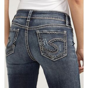 Silver Jeans Blue Suki Straight Cut Denim 31x34 Excellent Condition